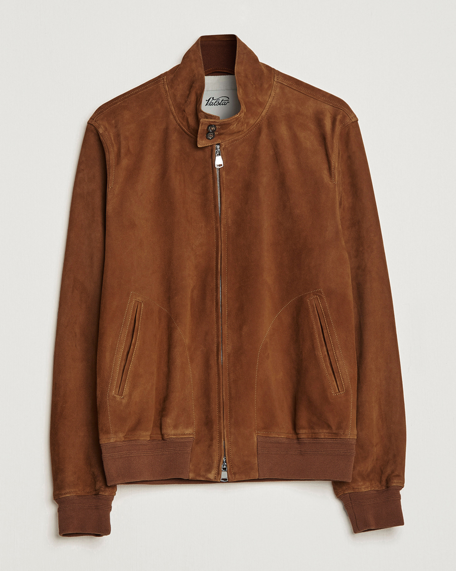 Uomini | Giacche | Valstar | Suede Zip Blouson Sandal