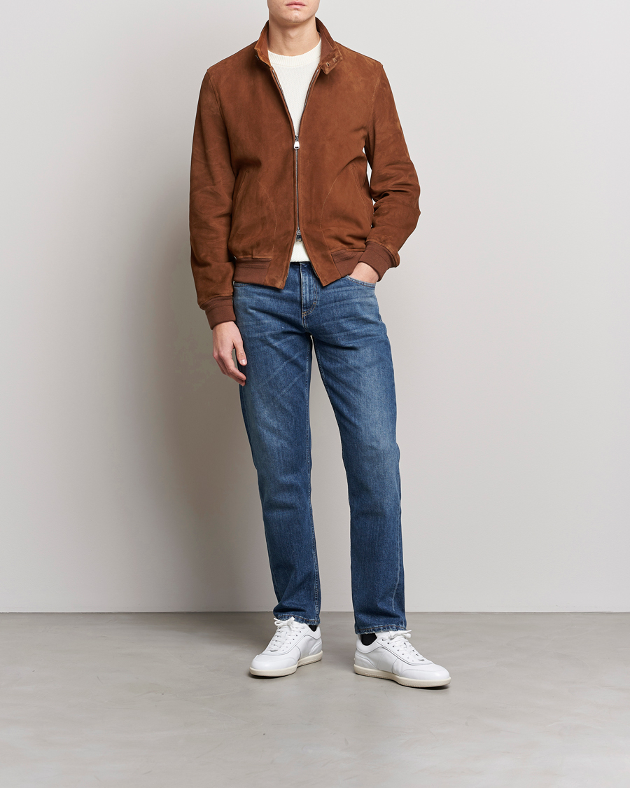 Uomini | Giacche | Valstar | Suede Zip Blouson Sandal