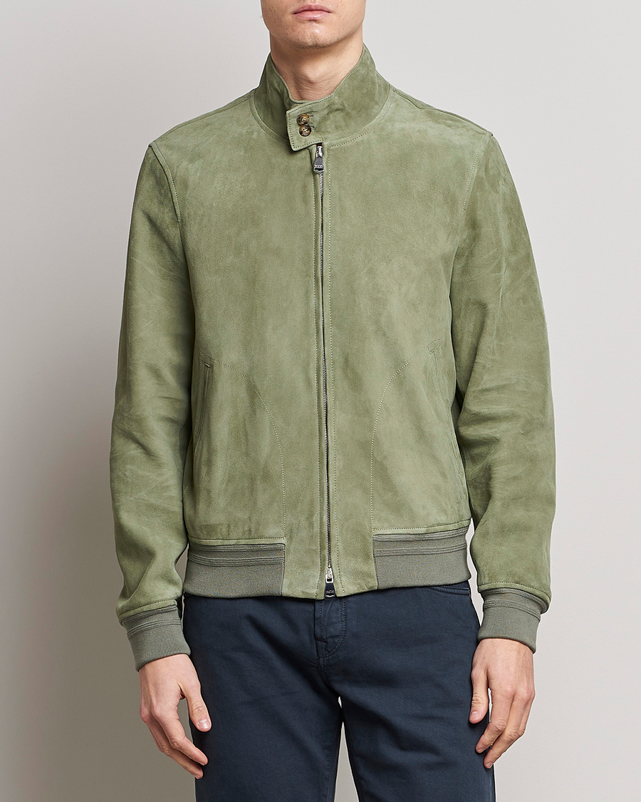Uomini | Giacche | Valstar | Suede Zip Blouson Cardo