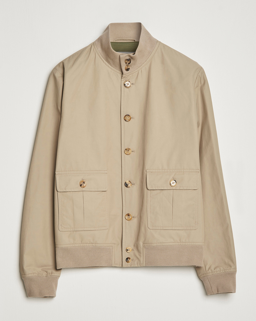 Uomini | Giacche | Valstar | Valstarino Water Repellent Cotton Jacket Beige