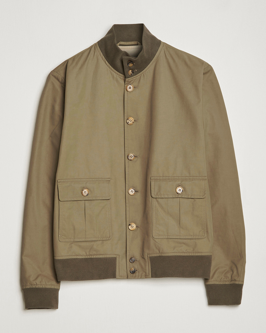 Uomini | Giacche | Valstar | Valstarino Water Repellent Cotton Jacket Olive