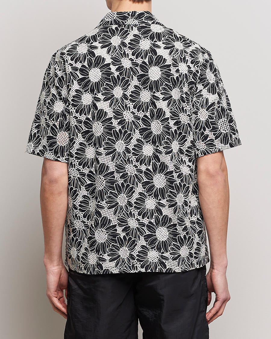 Uomini | Camicie | Sunflower | Cayo Floral Short Sleeve Shirt Black
