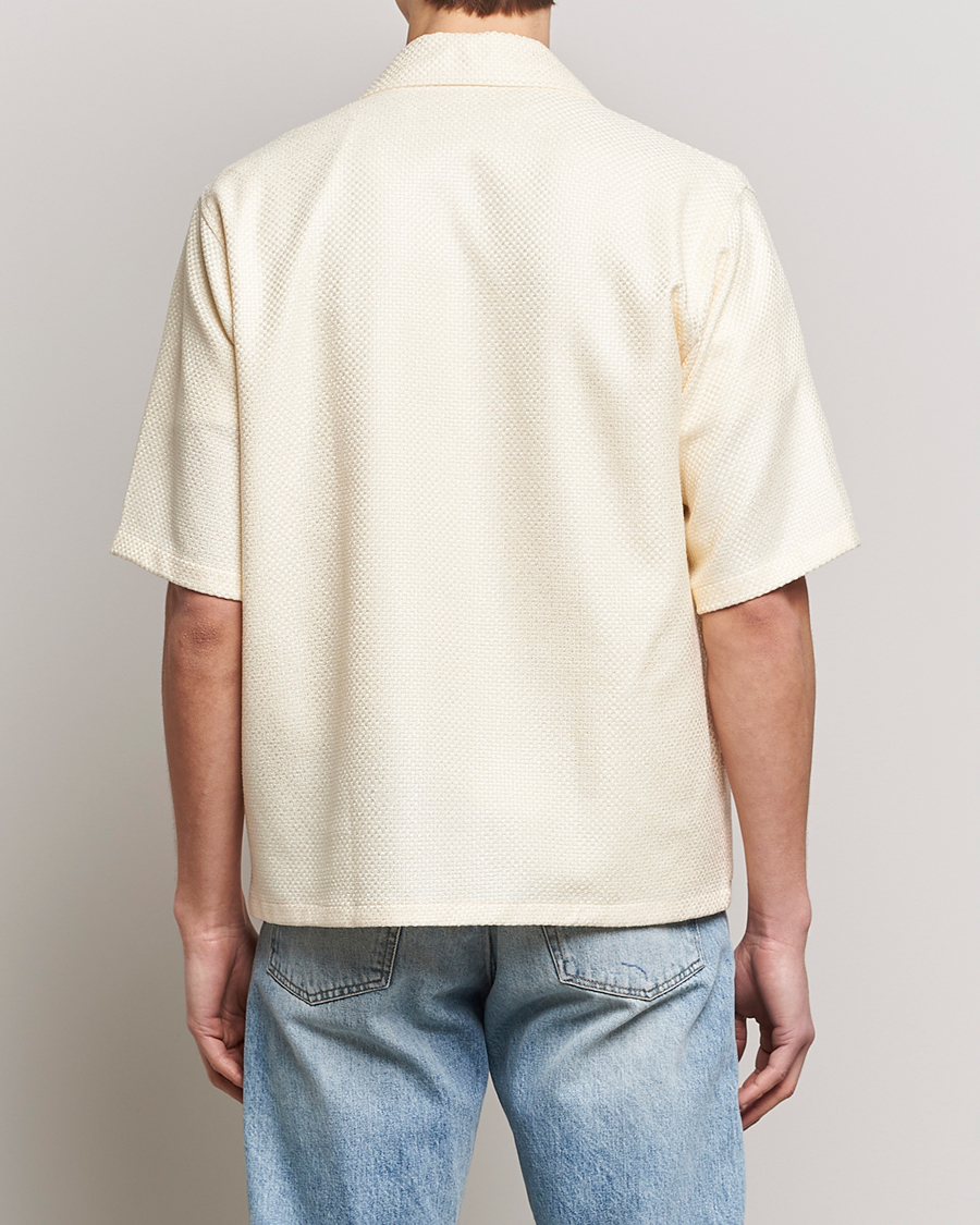 Uomini | Camicie | Sunflower | Coco Short Sleeve Cabana Shirt Off White