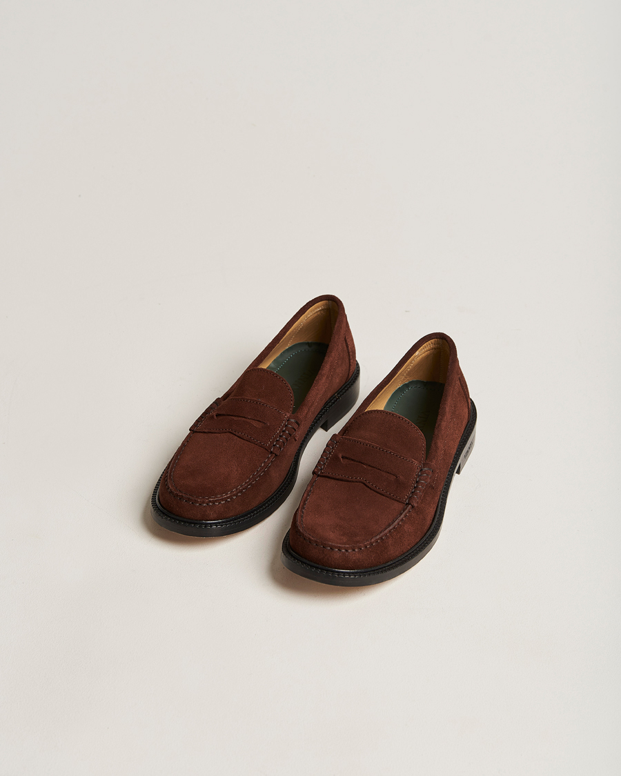 Uomini | VINNY's Yardee Moccasin Loafer Brown Suede | VINNY's | Yardee Moccasin Loafer Brown Suede