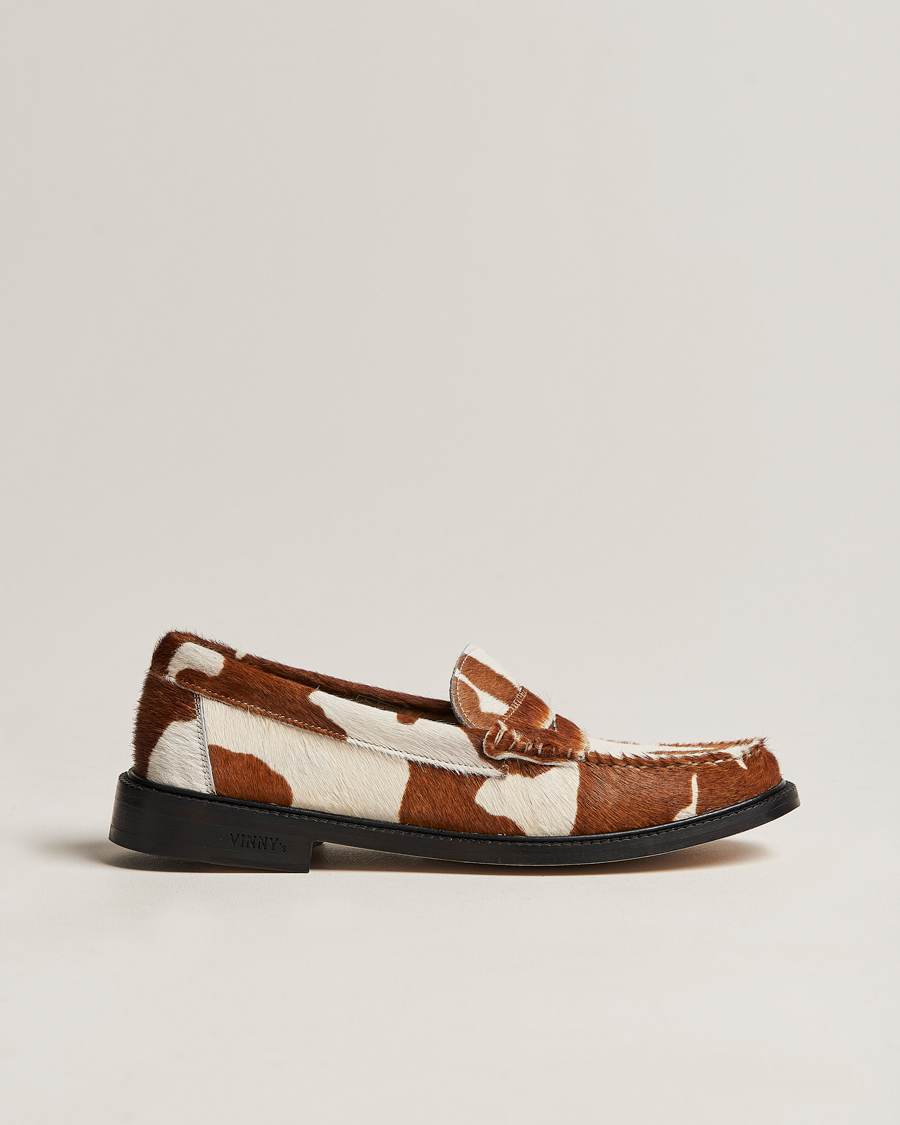 Uomini | VINNY's Yardee Moccasin Loafer Spotted Pony Hair | VINNY's | Yardee Moccasin Loafer Spotted Pony Hair