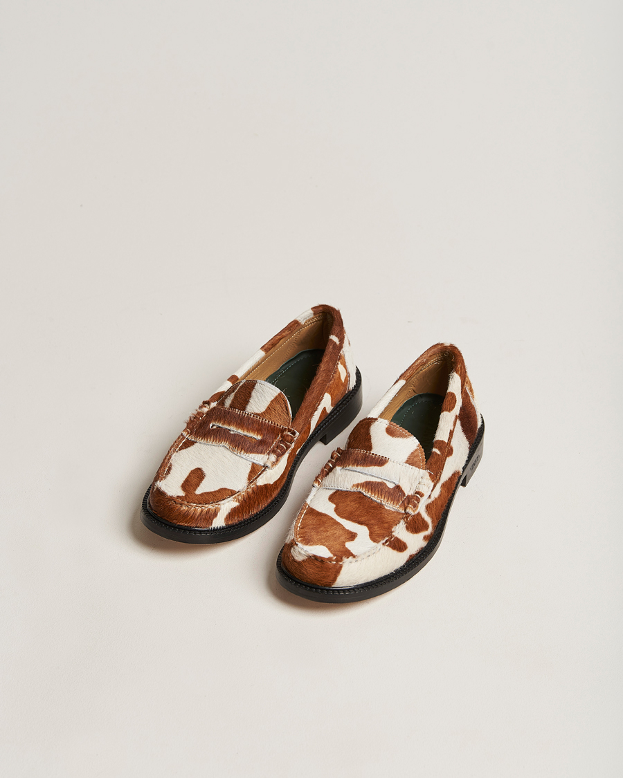 Uomini | VINNY's Yardee Moccasin Loafer Spotted Pony Hair | VINNY's | Yardee Moccasin Loafer Spotted Pony Hair