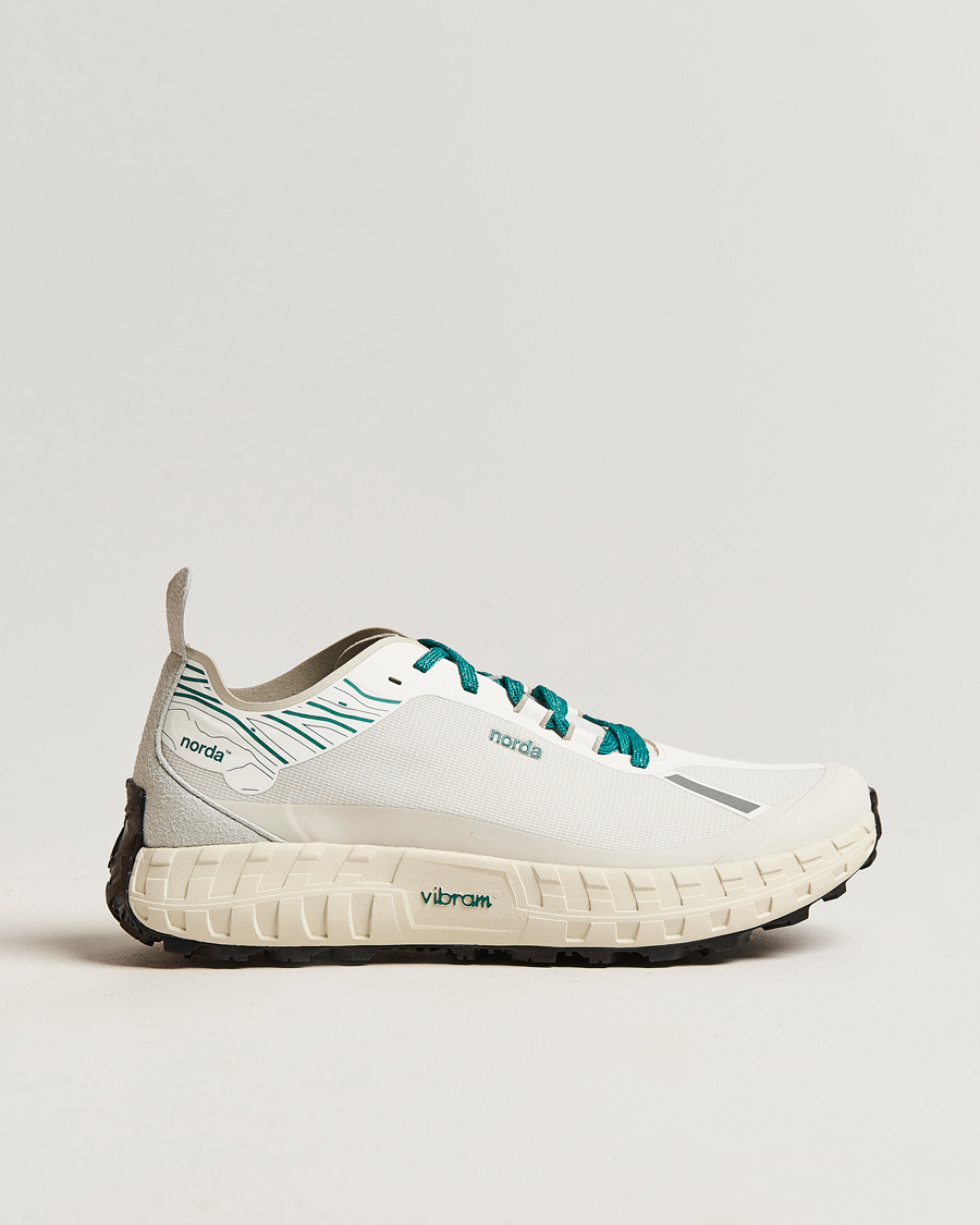 Uomini | Norda 001 Running Sneakers White/Forest | Norda | 001 Running Sneakers White/Forest