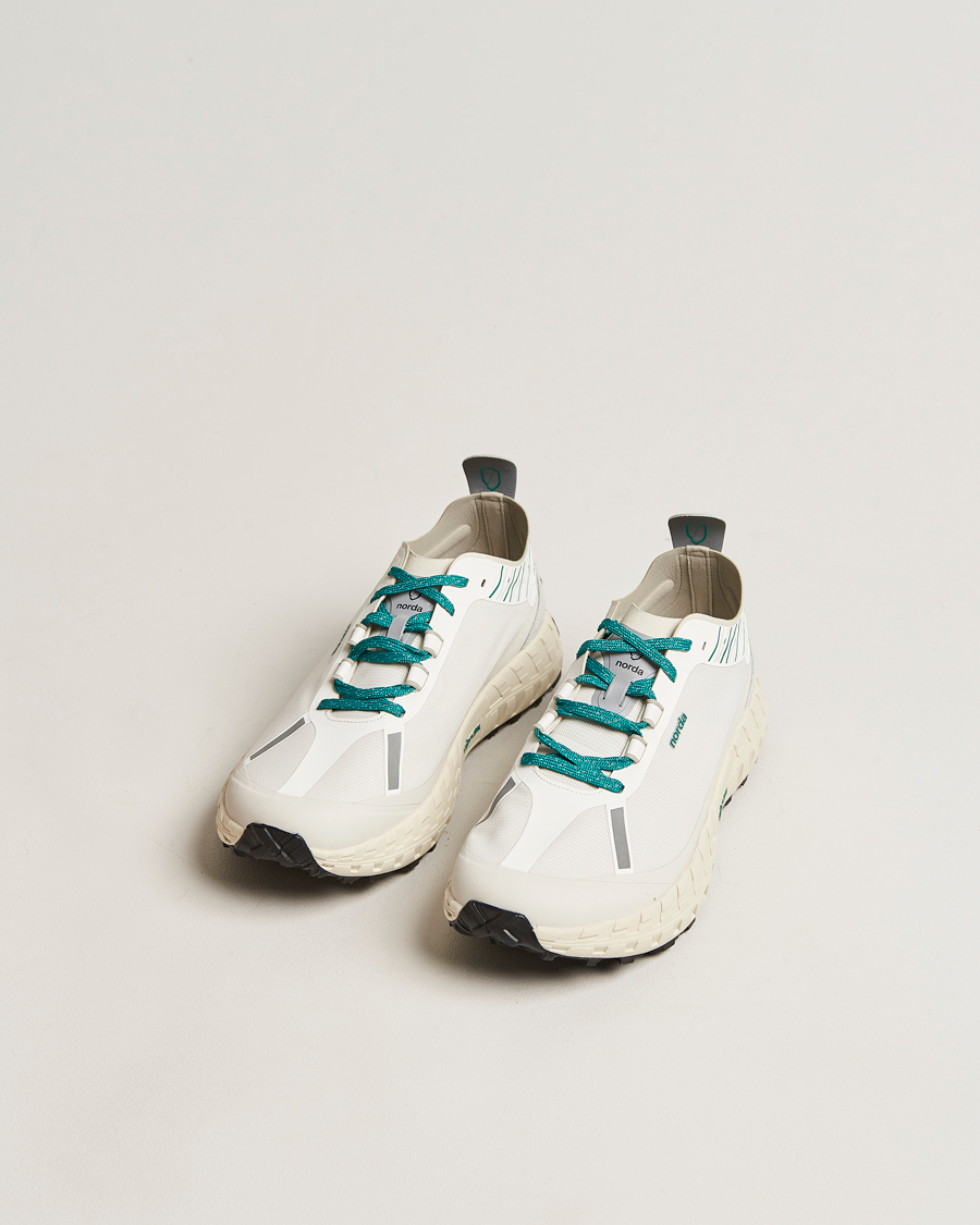 Uomini | Norda 001 Running Sneakers White/Forest | Norda | 001 Running Sneakers White/Forest