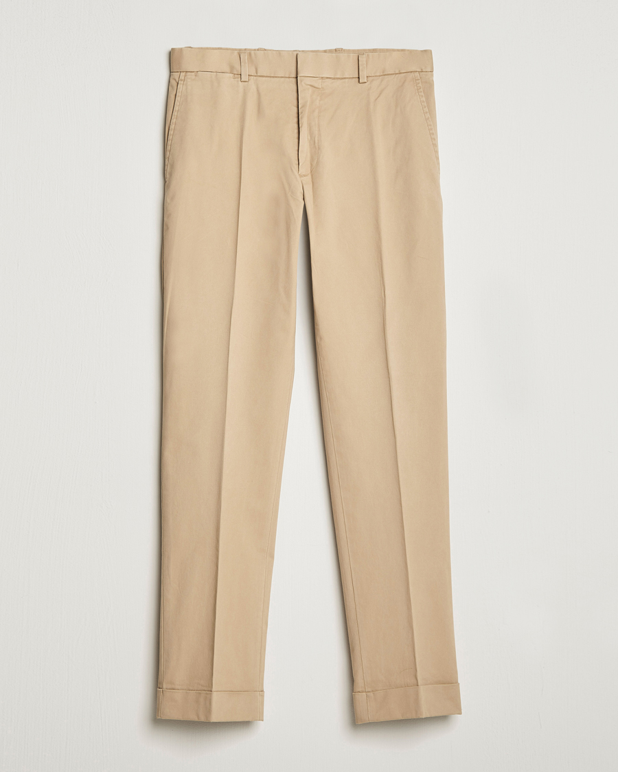 Uomini | Pantaloni | Polo Ralph Lauren | Cotton Stretch Trousers Monument Tan