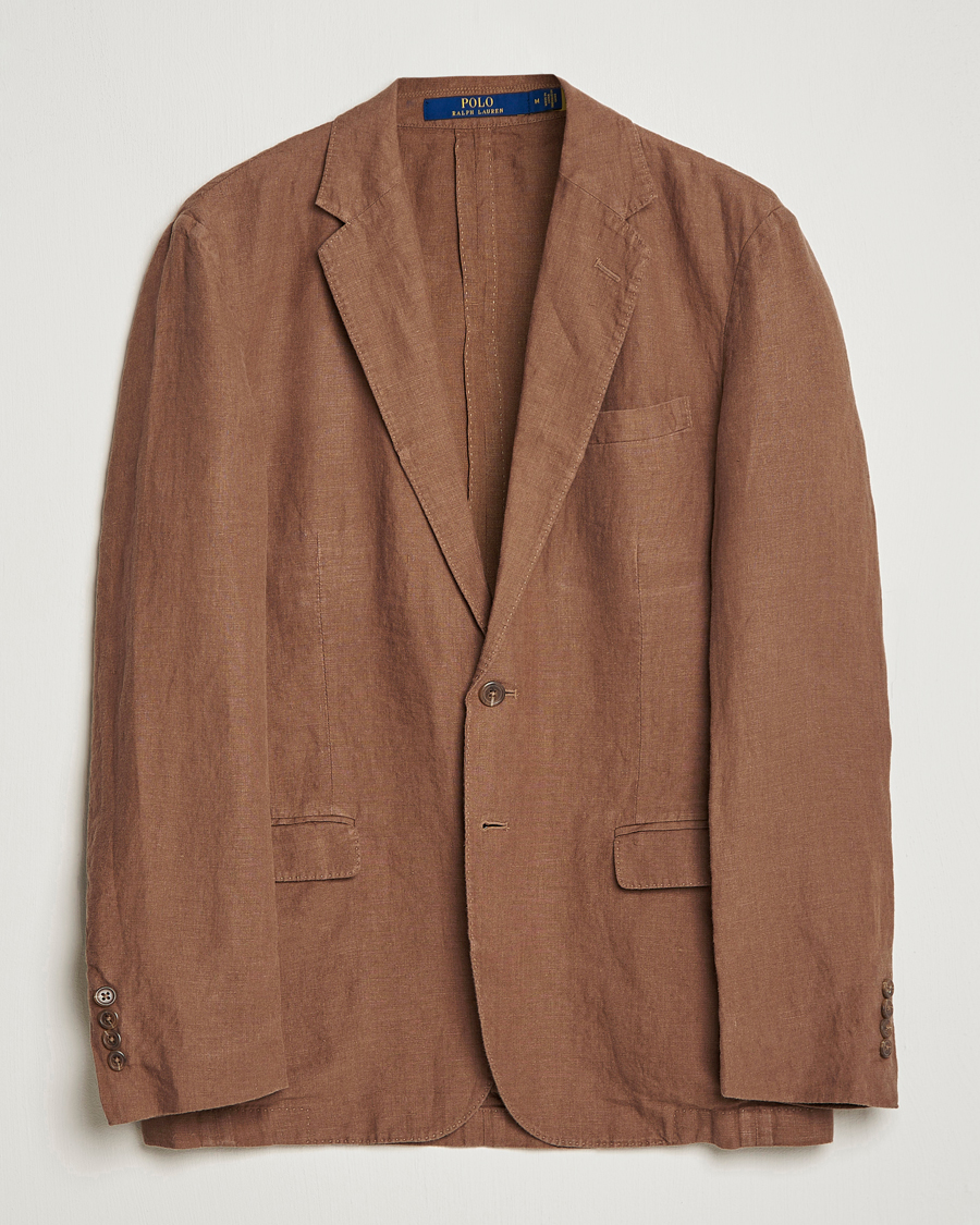 Uomini | Blazers | Polo Ralph Lauren | Linen Sportcoat Luggage Brown