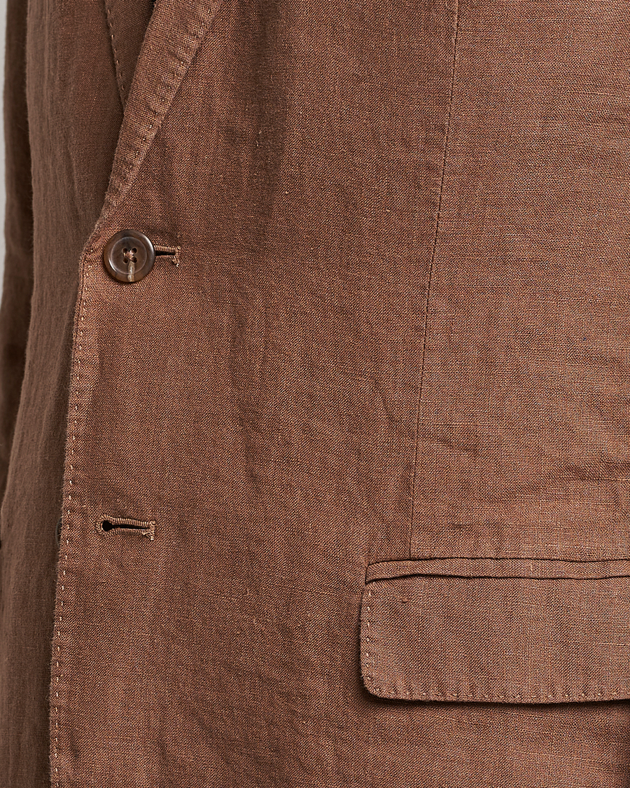 Uomini | Blazers | Polo Ralph Lauren | Linen Sportcoat Luggage Brown