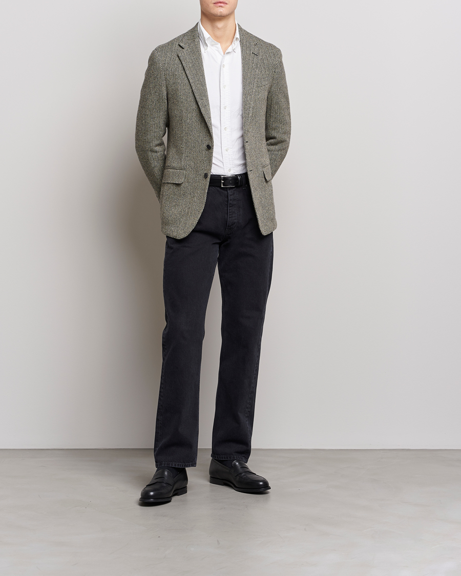 Uomini | Blazers | Polo Ralph Lauren | Herringbone Sportcoat Black/Cream