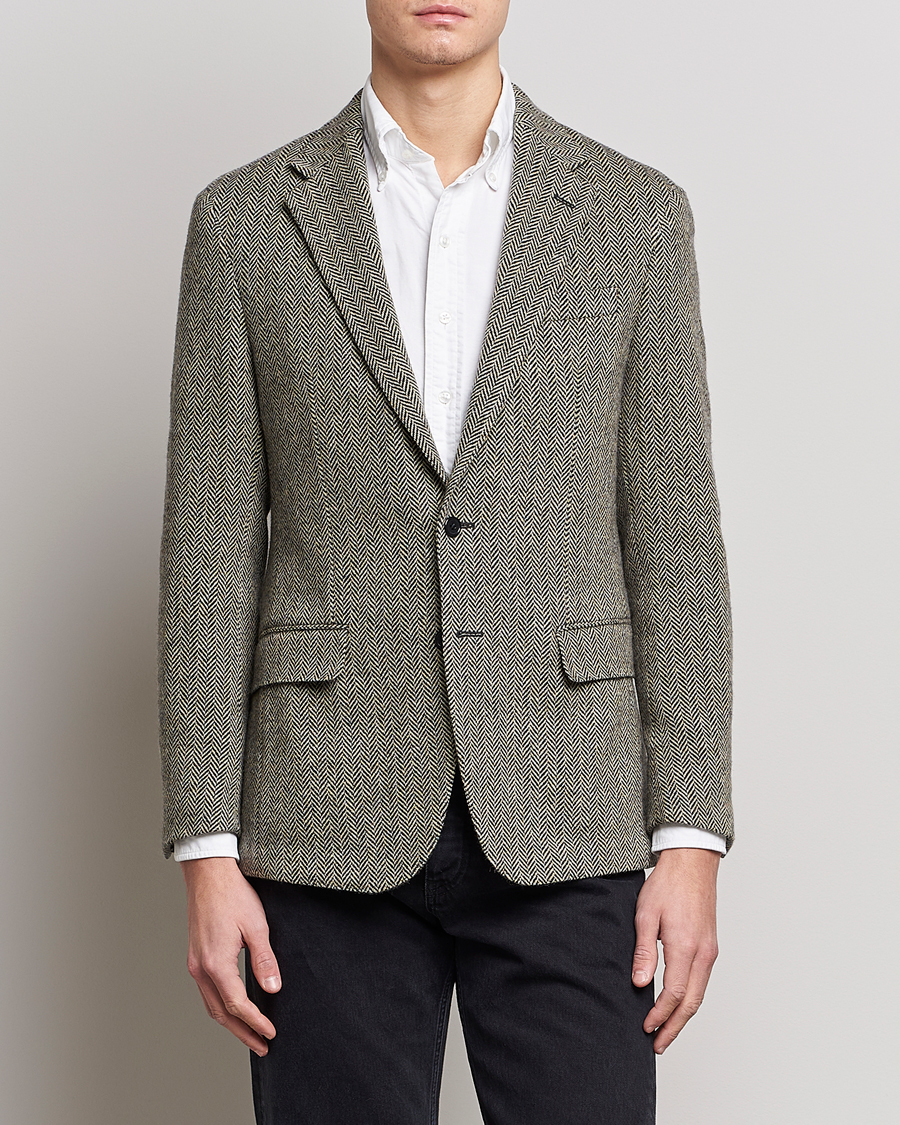 Uomini | Blazers | Polo Ralph Lauren | Herringbone Sportcoat Black/Cream