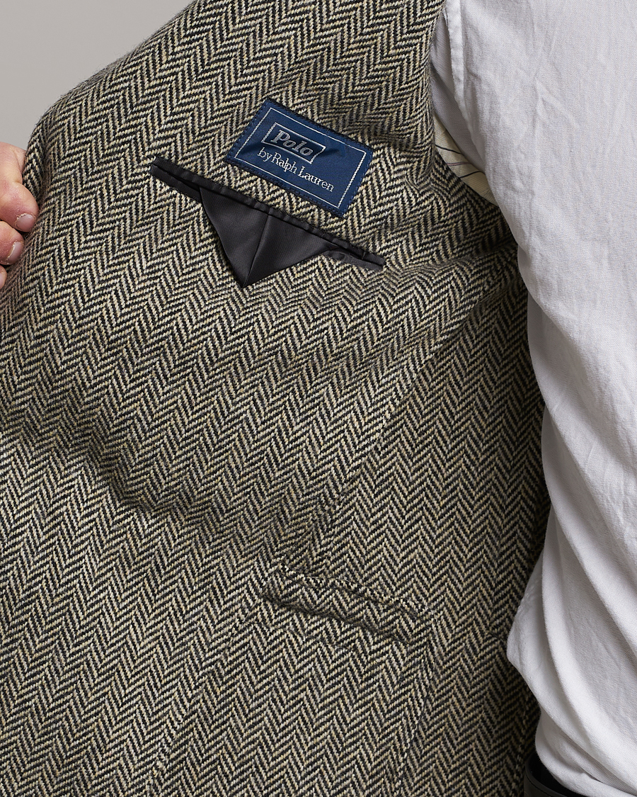 Uomini | Blazers | Polo Ralph Lauren | Herringbone Sportcoat Black/Cream