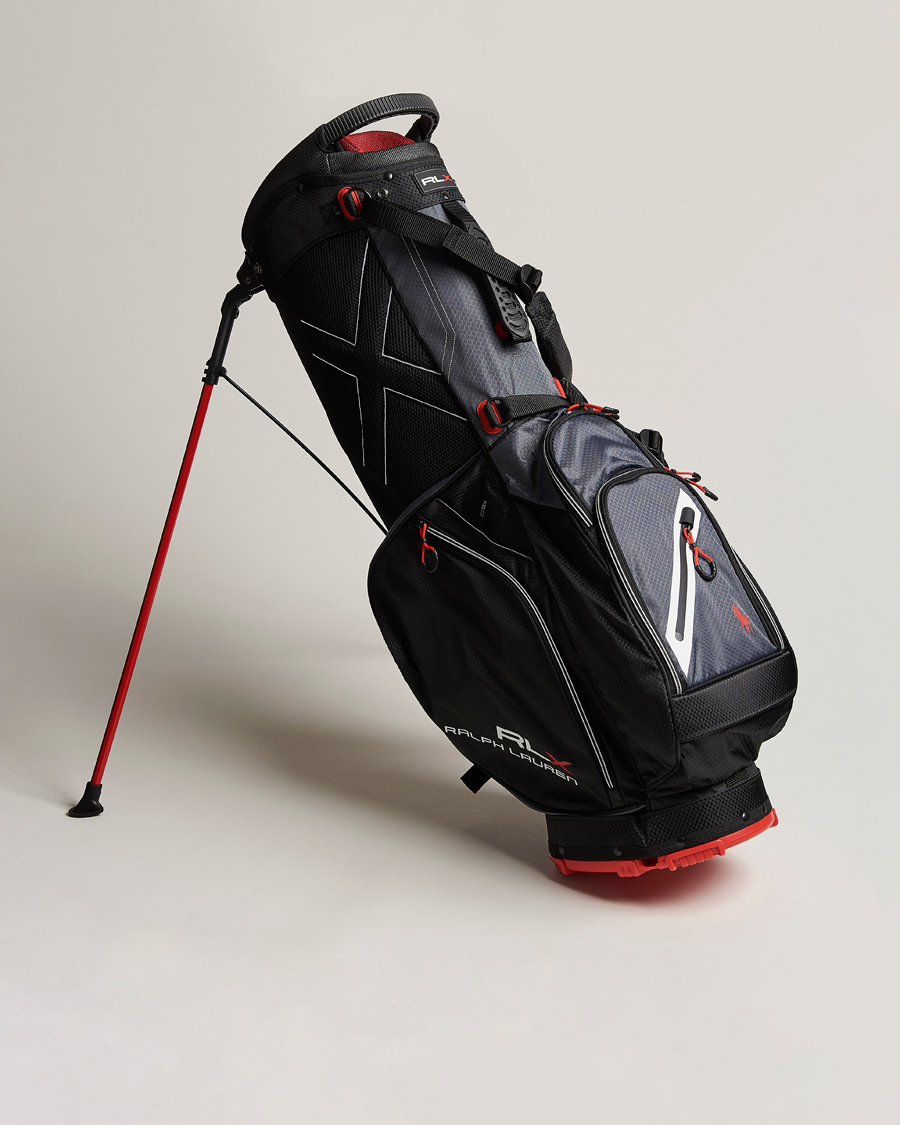 Uomini | RLX Ralph Lauren Stand Golf Bag Grey/Black | RLX Ralph Lauren | Stand Golf Bag Grey/Black