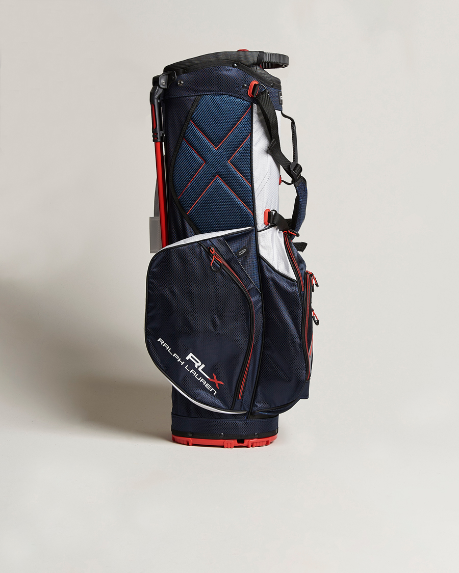 Uomini | RLX Ralph Lauren Stand Golf Bag White/Navy | RLX Ralph Lauren | Stand Golf Bag White/Navy