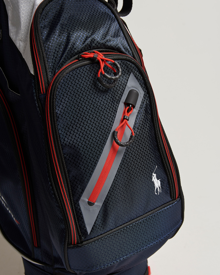 Uomini | RLX Ralph Lauren Stand Golf Bag White/Navy | RLX Ralph Lauren | Stand Golf Bag White/Navy