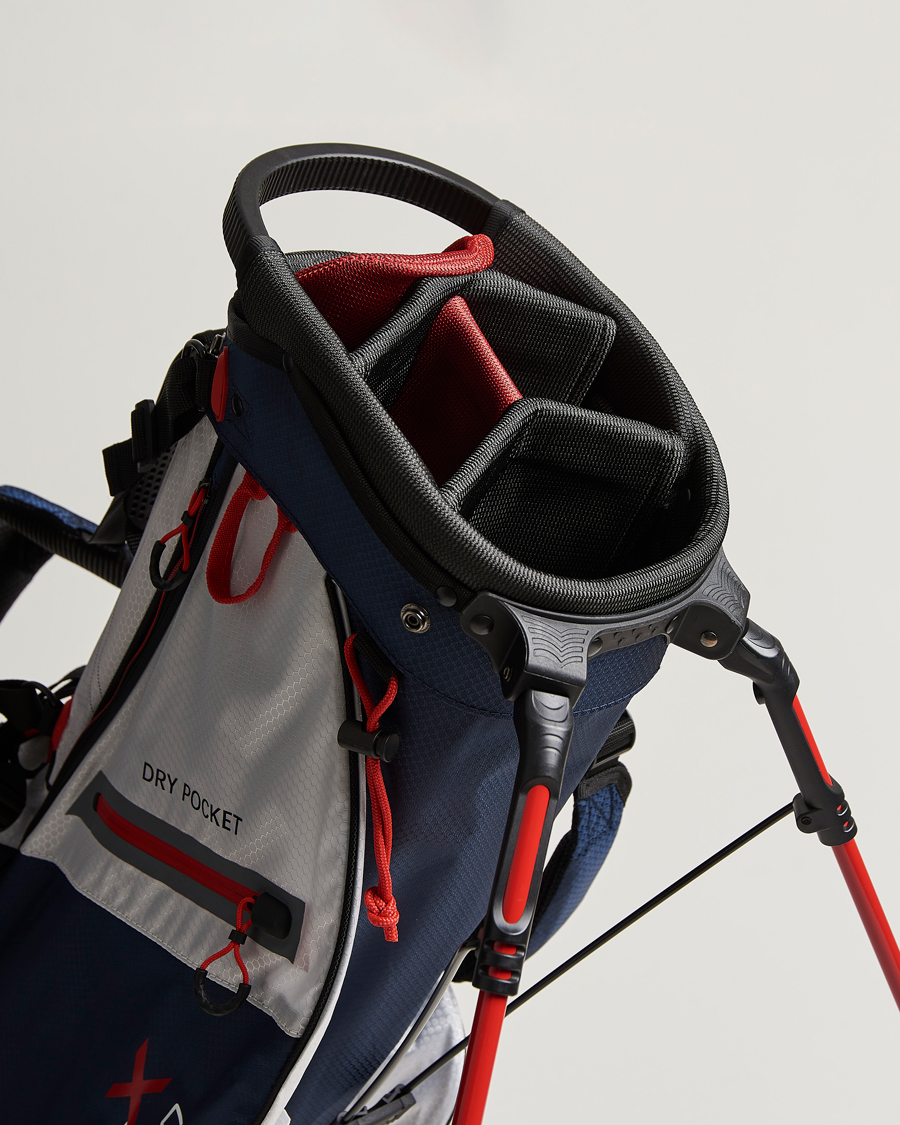Uomini | RLX Ralph Lauren Stand Golf Bag White/Navy | RLX Ralph Lauren | Stand Golf Bag White/Navy