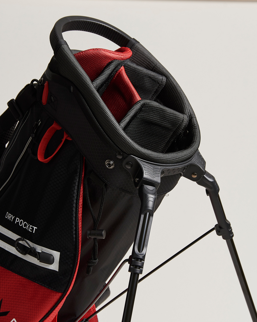 Uomini | RLX Ralph Lauren Stand Golf Bag Black/Red | RLX Ralph Lauren | Stand Golf Bag Black/Red