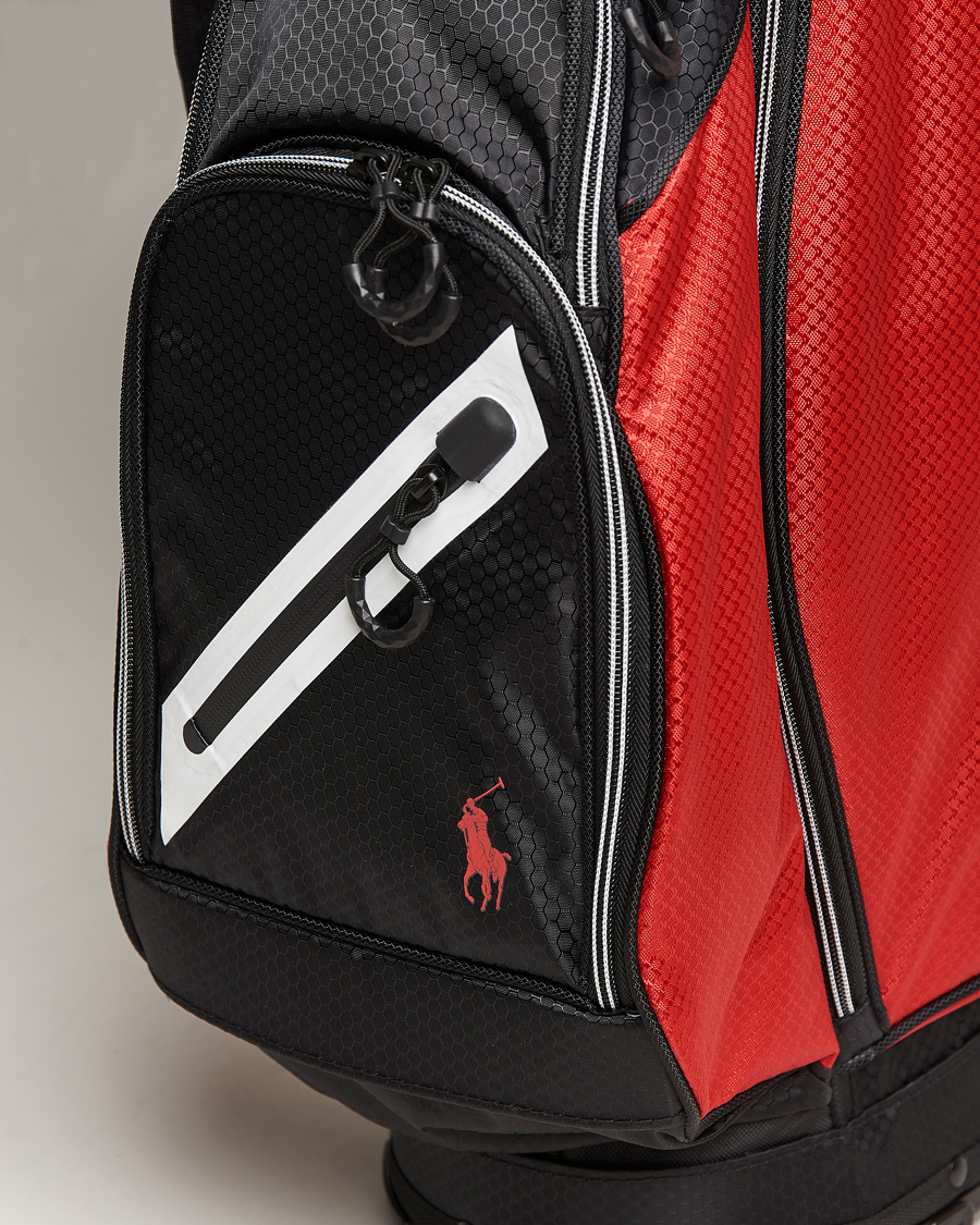 Uomini | RLX Ralph Lauren Stand Golf Bag Black/Red | RLX Ralph Lauren | Stand Golf Bag Black/Red