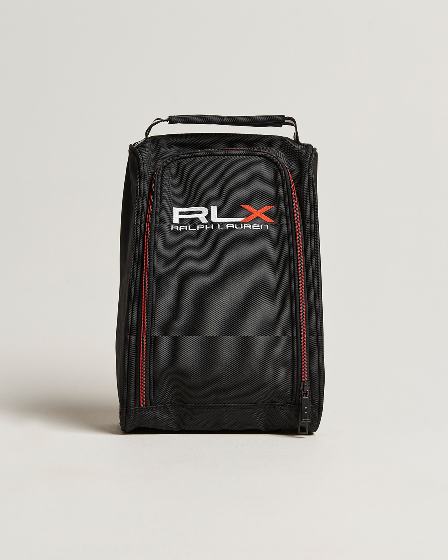 Uomini | RLX Ralph Lauren Golf Shoe Bag Black | RLX Ralph Lauren | Golf Shoe Bag Black
