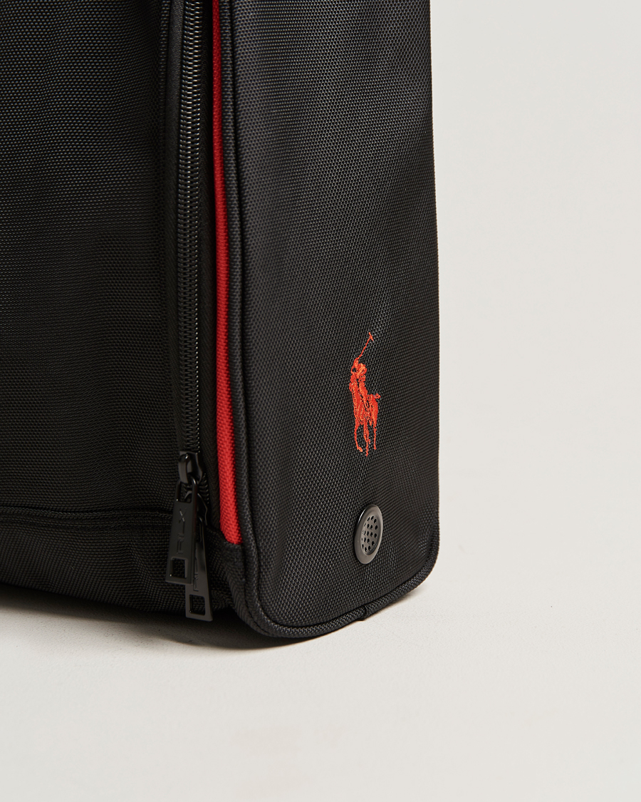 Uomini | RLX Ralph Lauren Golf Shoe Bag Black/Red | RLX Ralph Lauren | Golf Shoe Bag Black/Red