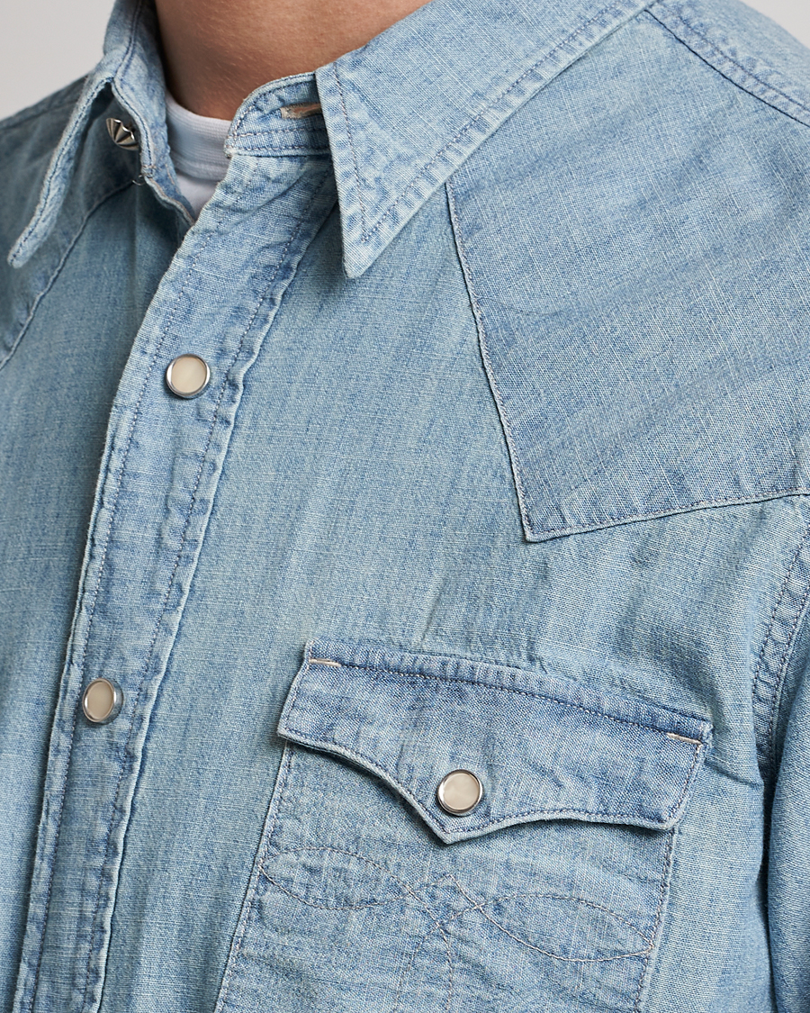 Uomini | Camicie | RRL | Buffalo Denim Western Shirt Davey Wash