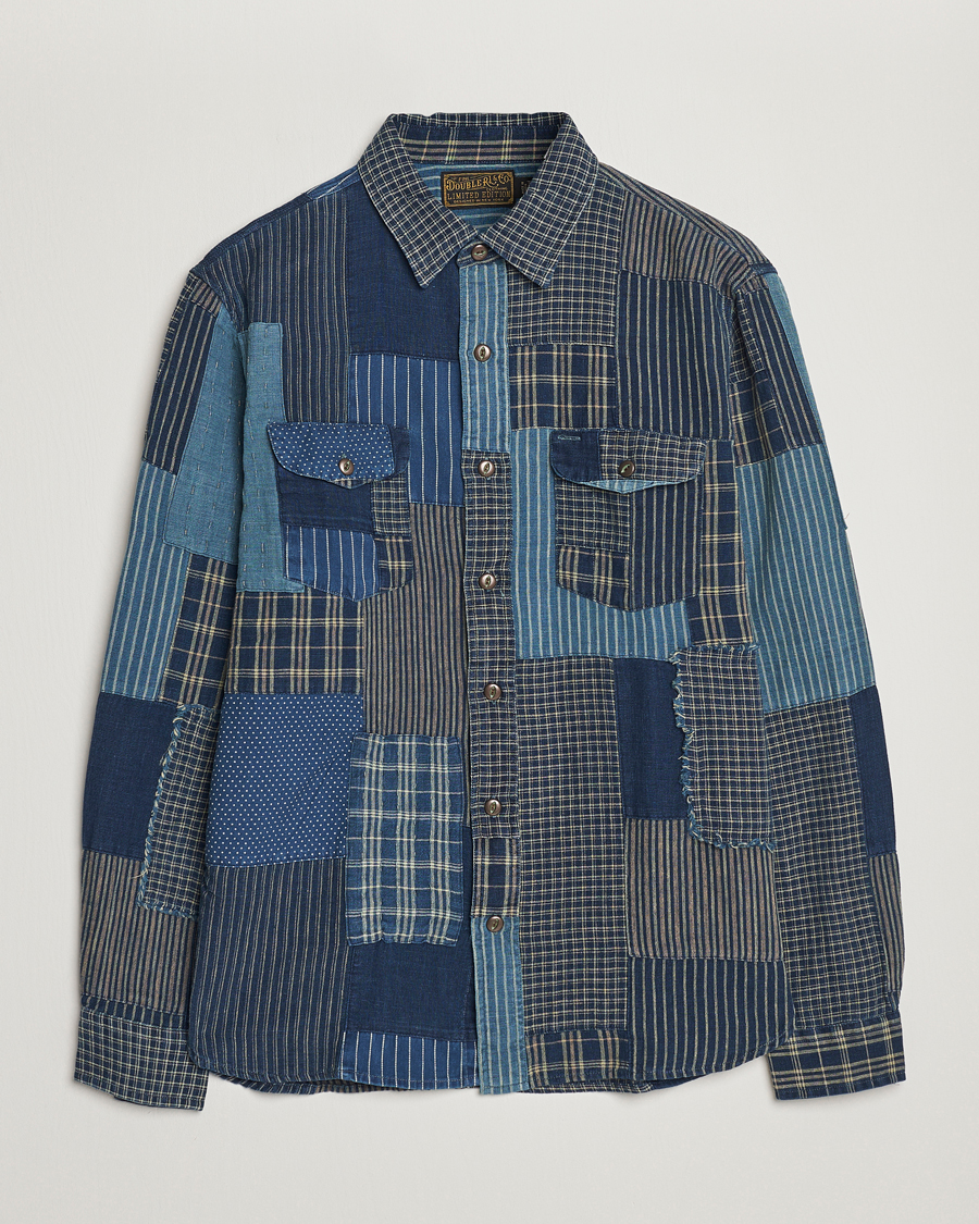 Uomini | Camicie | RRL | Sweet Orr Overshirt Indigo Patchwork