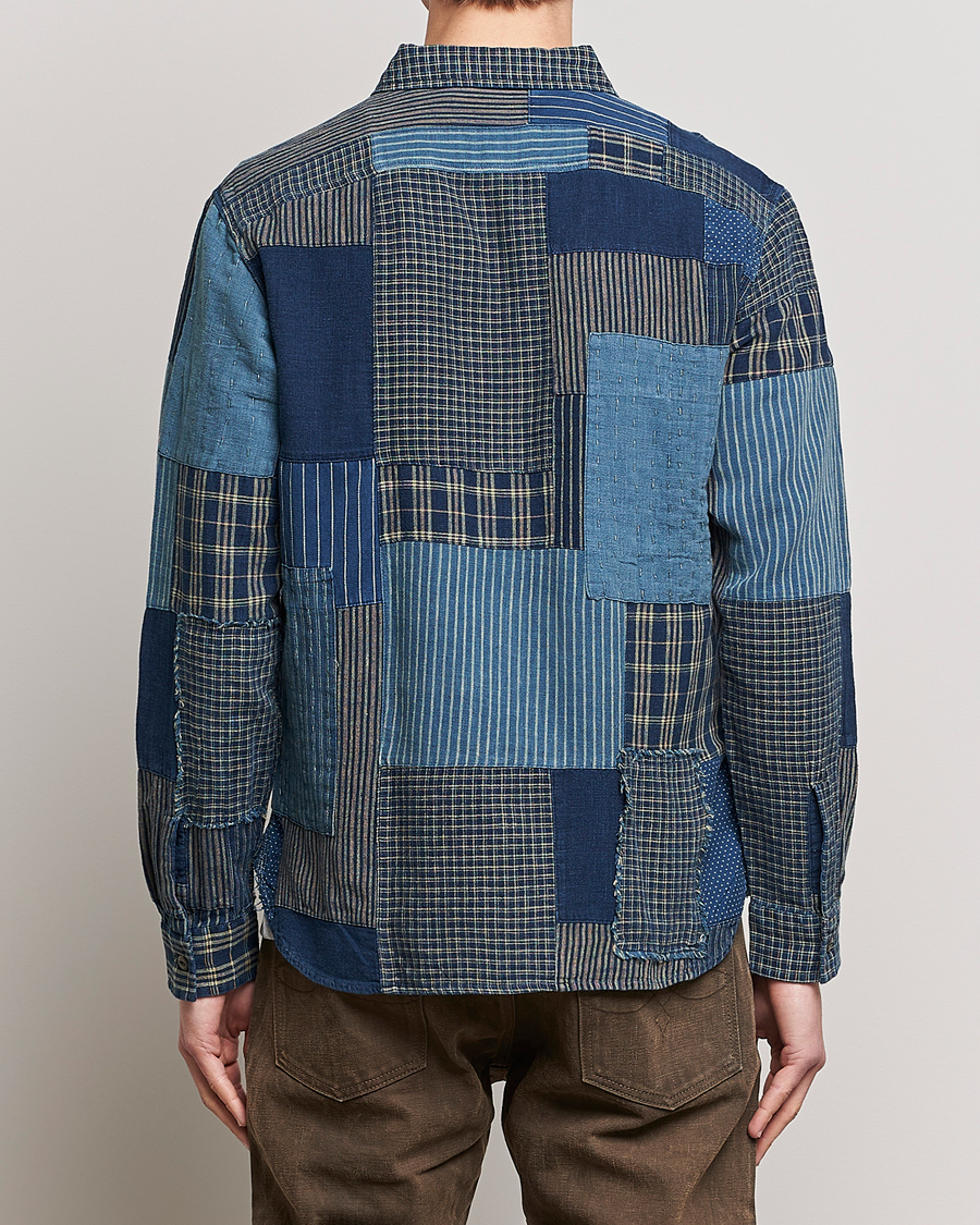 Uomini | Camicie | RRL | Sweet Orr Overshirt Indigo Patchwork