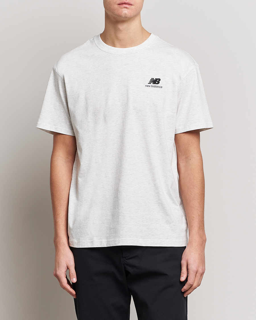 Uomini | T-shirt | New Balance | Essentials T-Shirt Sea Salt Heather