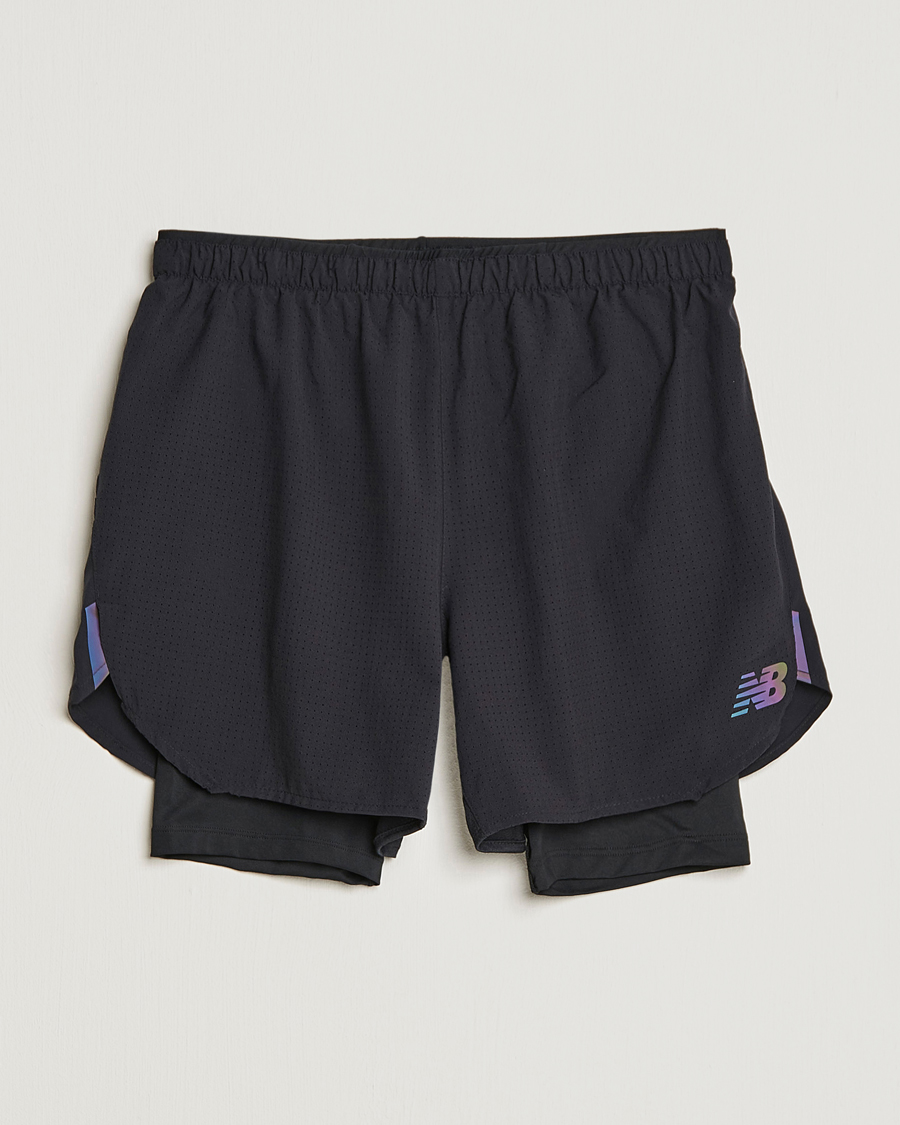 Uomini | Pantaloncini | New Balance Running | Q Speed 2 in 1 Shorts Black