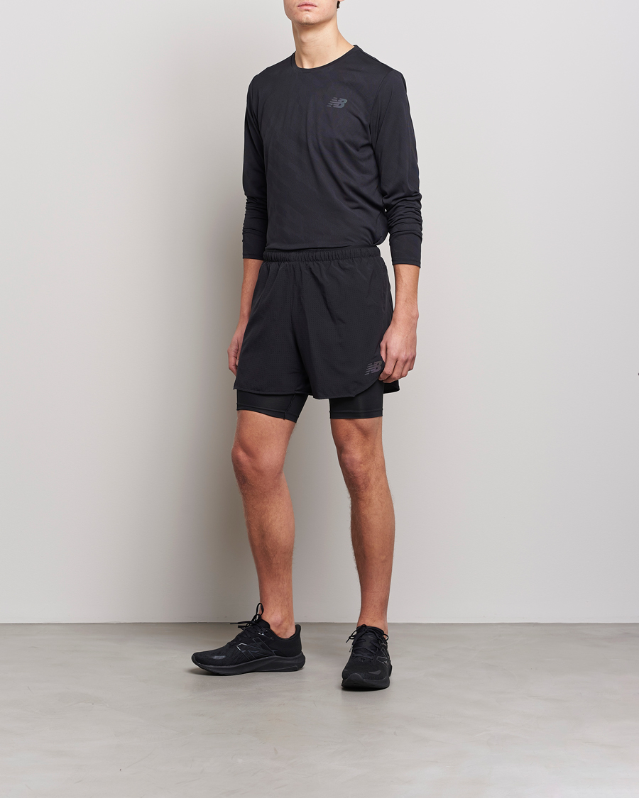Uomini | Pantaloncini | New Balance Running | Q Speed 2 in 1 Shorts Black