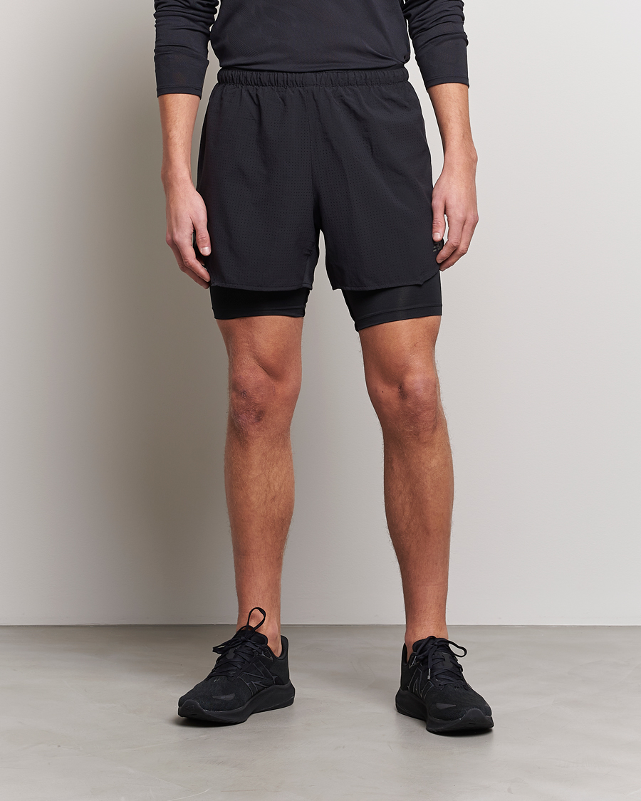 Uomini | Pantaloncini | New Balance Running | Q Speed 2 in 1 Shorts Black