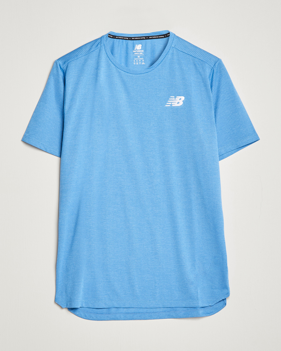 Uomini | T-shirt | New Balance Running | Impact Run T-Shirt Heritage Blue