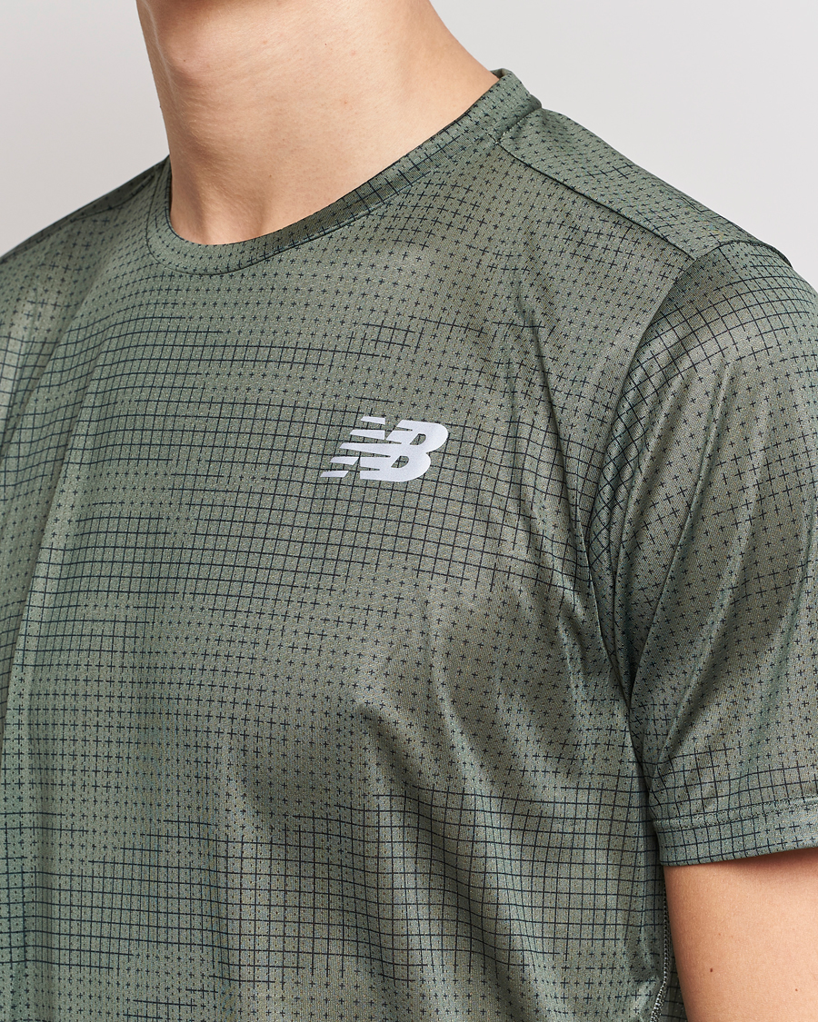 Uomini | T-shirt | New Balance Running | Impact Run T-Shirt Deep Olive