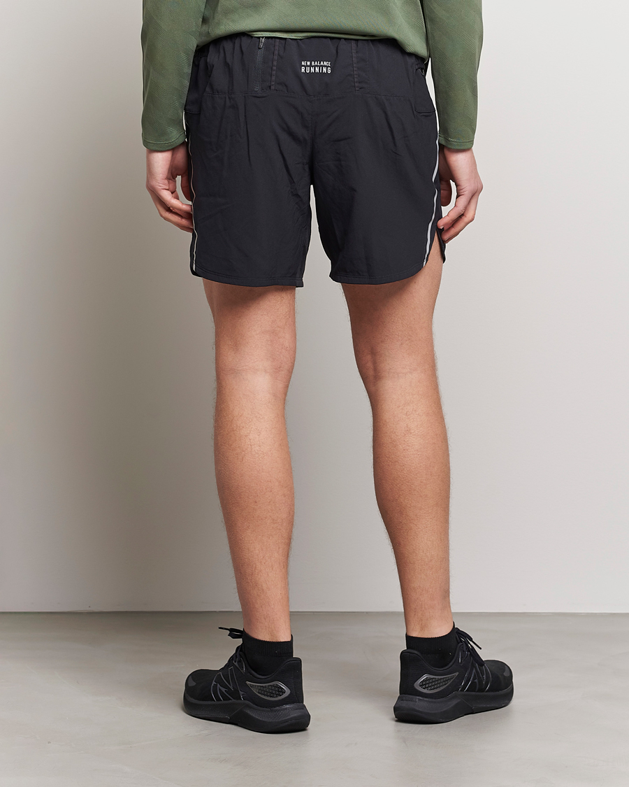 Uomini | Pantaloncini | New Balance Running | New Balance Impact Run 7 Inch Shorts Black