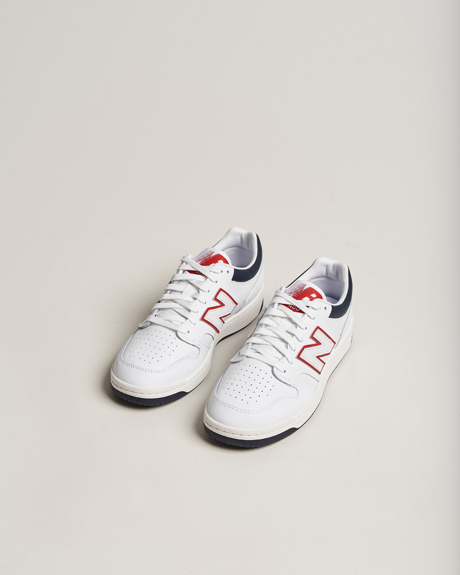 Uomini | New Balance 480 Sneakers White/Navy | New Balance | 480 Sneakers White/Navy