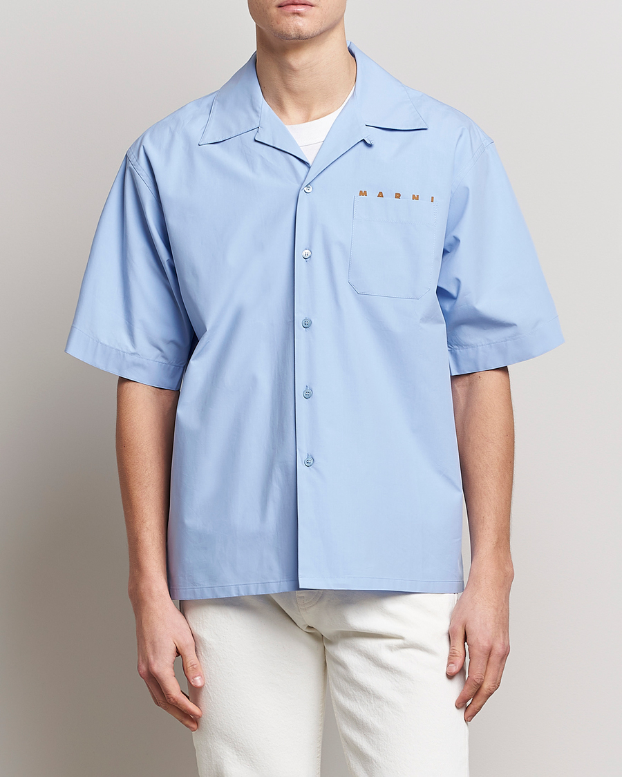 Uomini | Camicie | Marni | Bowling Shirt Iris Blue