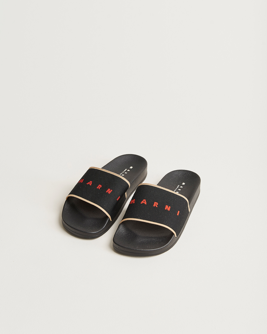 Uomini | Marni Rubber Slides Black | Marni | Rubber Slides Black