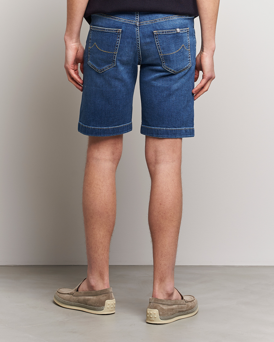 Uomini | Pantaloncini | Jacob Cohën | Nicolas Jeans Shorts Mid Blue