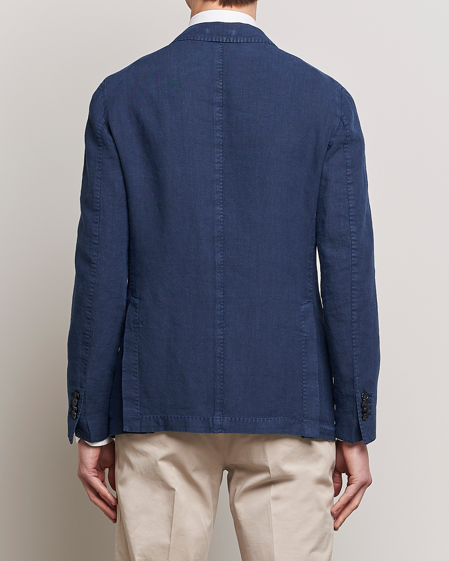 Uomini | Blazers | L.B.M. 1911 | Jack Regular Fit Linen Blazer Navy