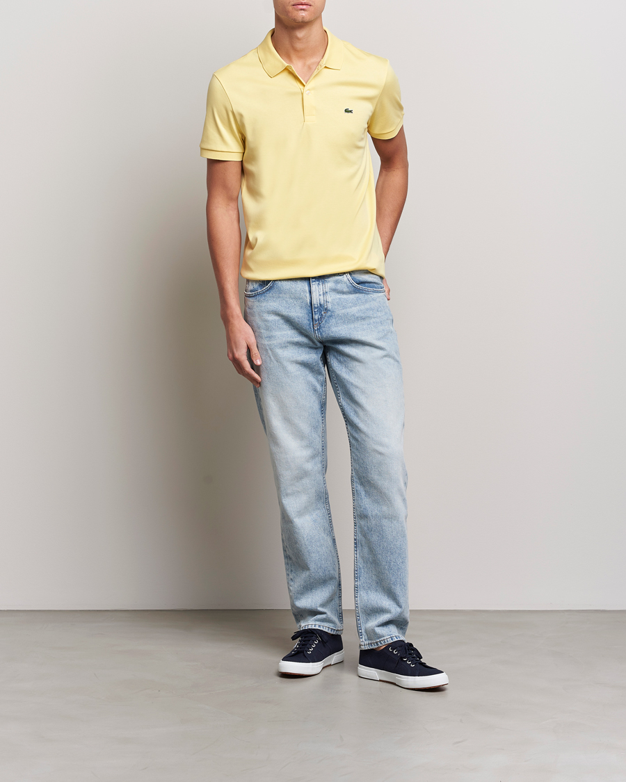 Uomini | Polo | Lacoste | Pima Interlock Piké Yellow