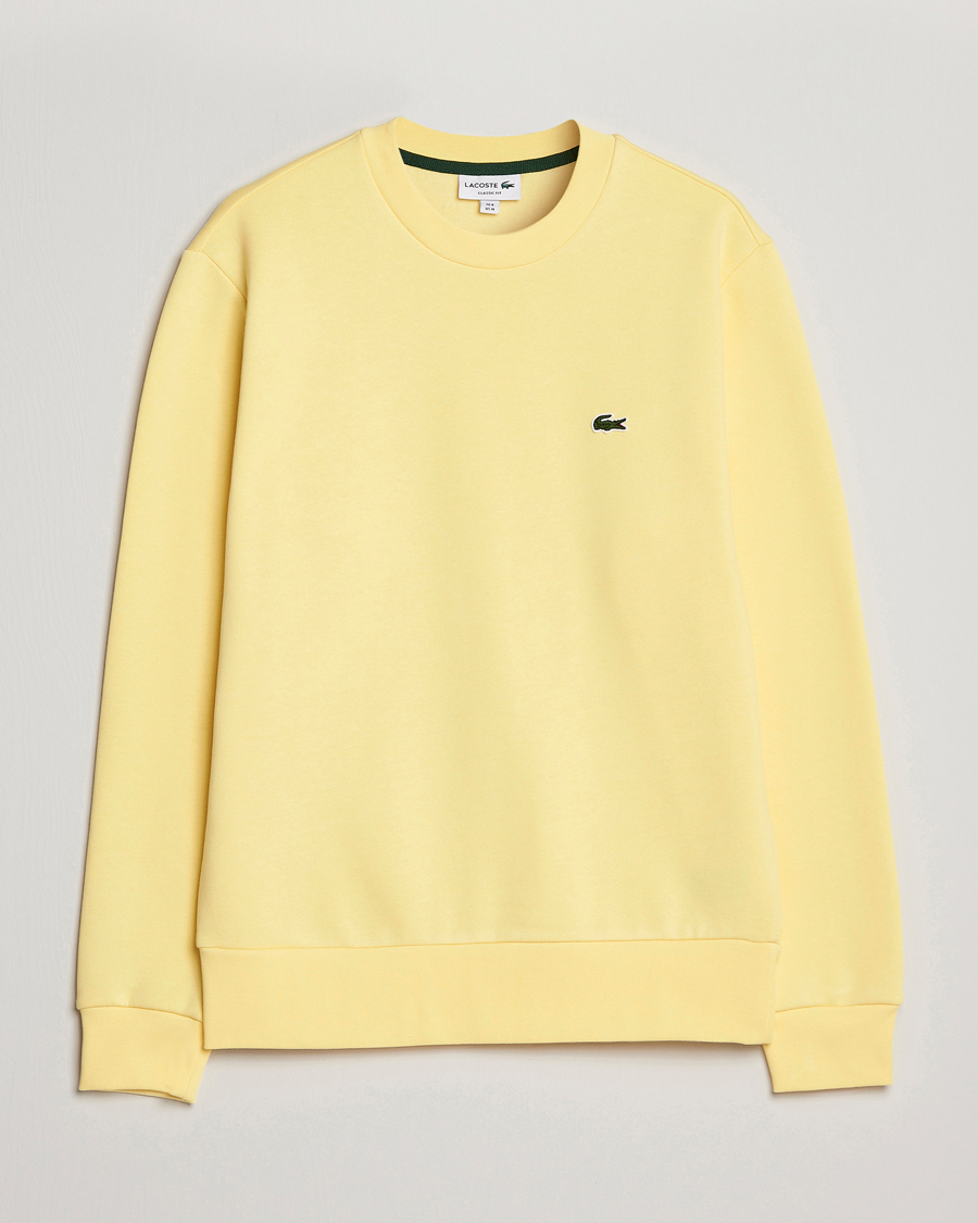 Uomini | Maglieria | Lacoste | Crew Neck Sweatshirt Yellow