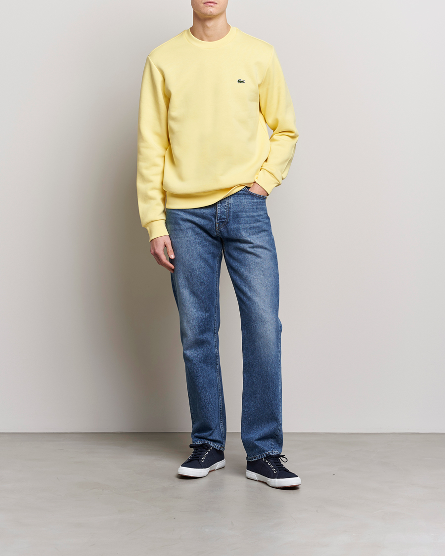Uomini | Maglieria | Lacoste | Crew Neck Sweatshirt Yellow