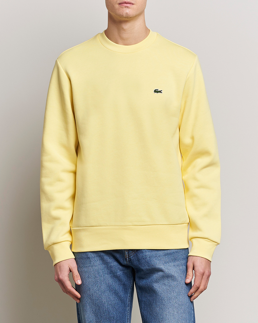 Uomini | Maglieria | Lacoste | Crew Neck Sweatshirt Yellow