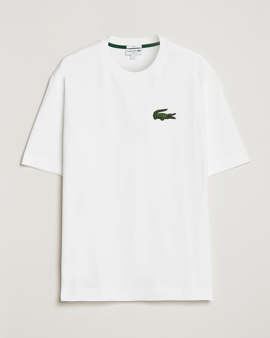 Uomini | T-shirt | Lacoste | Loose Fit T-Shirt White