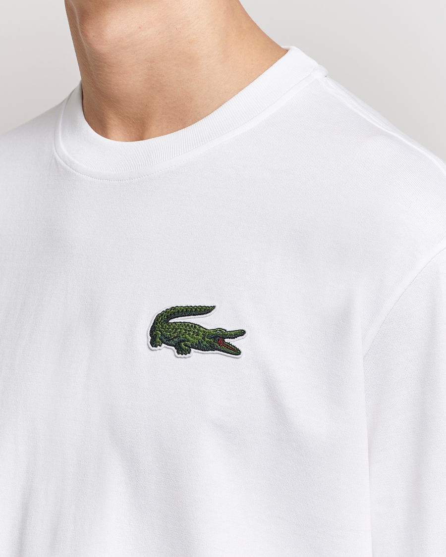 Uomini | T-shirt | Lacoste | Loose Fit T-Shirt White