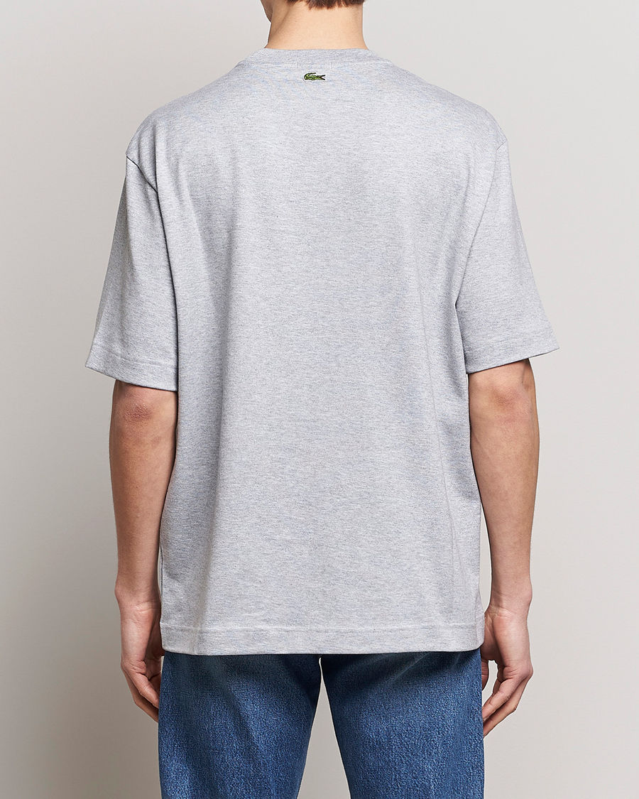 Uomini | T-shirt | Lacoste | Loose Fit T-Shirt Silver Chine