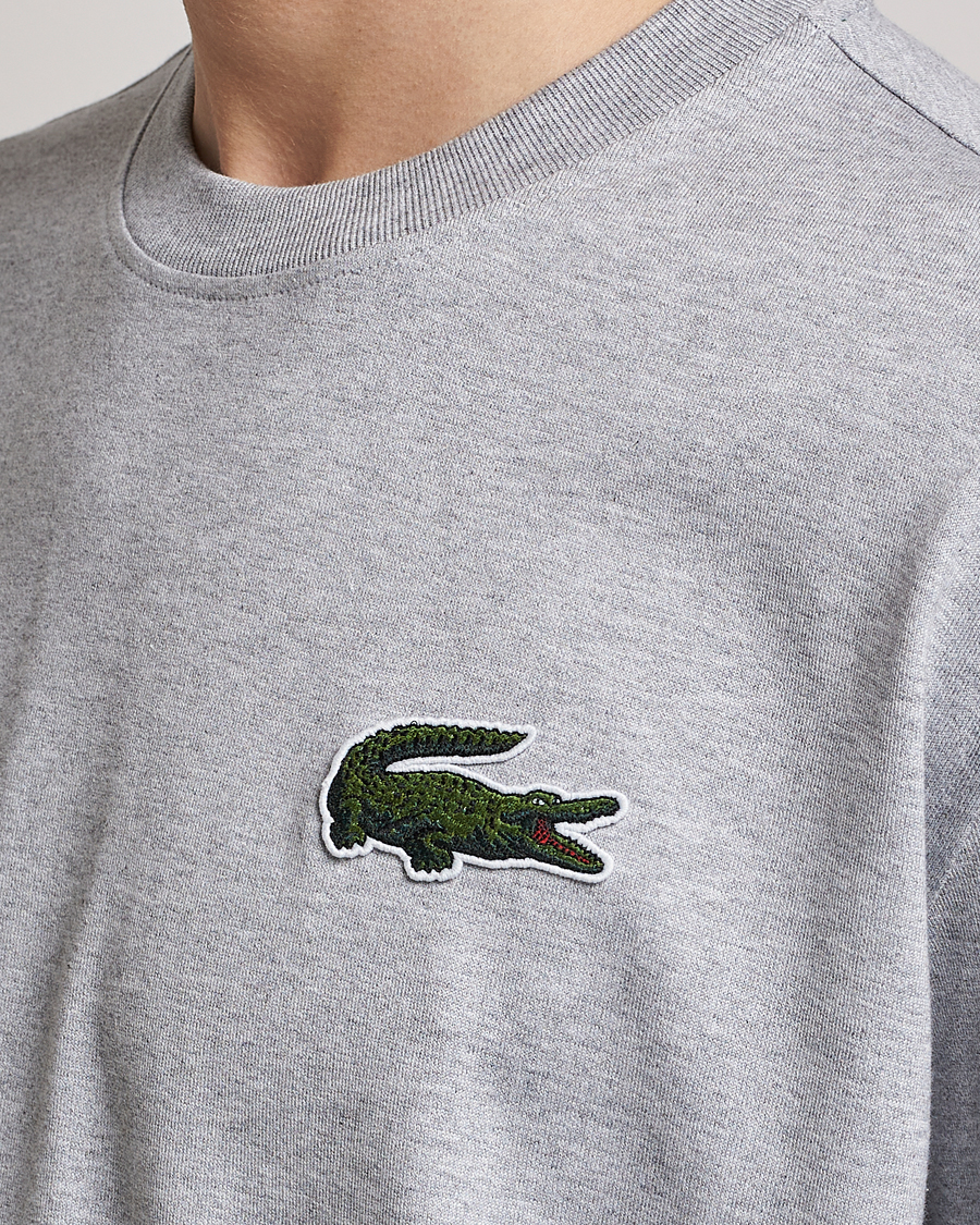 Uomini | T-shirt | Lacoste | Loose Fit T-Shirt Silver Chine