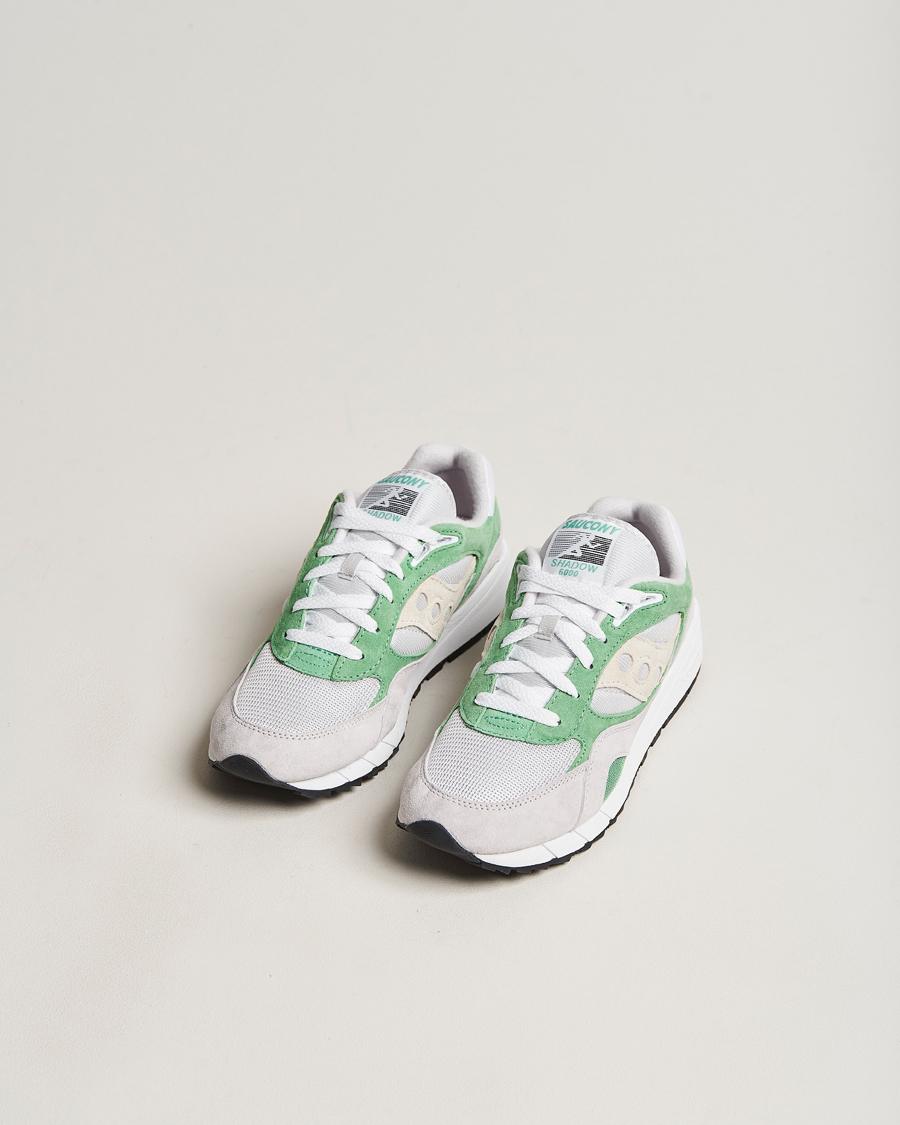 Uomini | Saucony Shadow 6000 Sneaker Green/Grey | Saucony | Shadow 6000 Sneaker Green/Grey